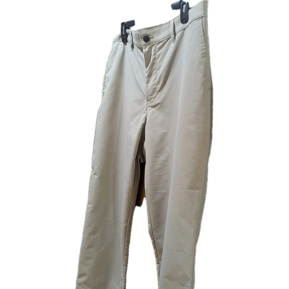 Banana Republic Motion Tech Hybrid‎ Pant Men's 36 Zip Pocket Lightweight Khaki